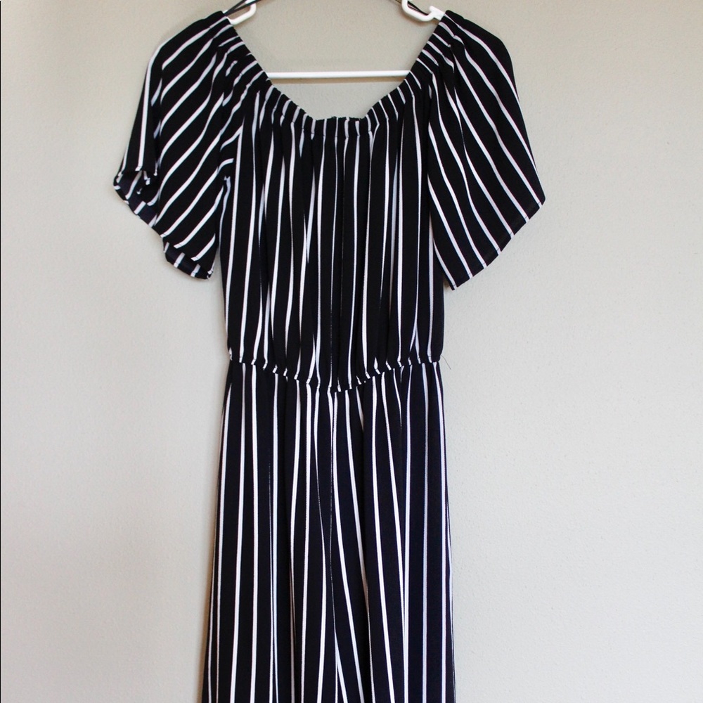 Striped jumpsuit